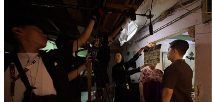 Behind the scenes